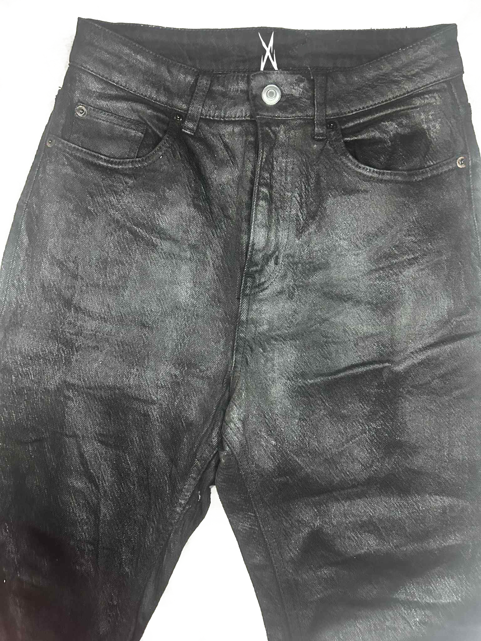 Hand waxed jeans